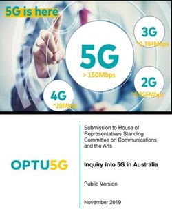 Inquiry into 5G in Australia - Submission to House of Representatives Standing Committee on Communications and the Arts Public Version November ...