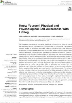 Know Yourself: Physical and Psychological Self-Awareness With Lifelog