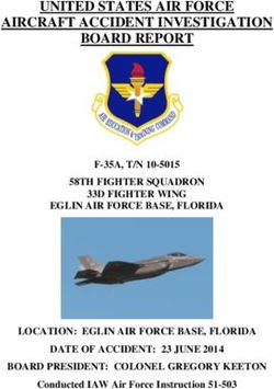 UNITED STATES AIR FORCE AIRCRAFT ACCIDENT INVESTIGATION BOARD REPORT
