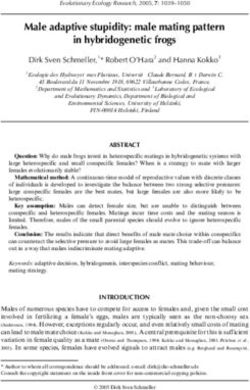 Male adaptive stupidity: male mating pattern in hybridogenetic frogs