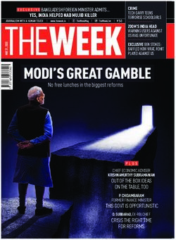 MODI'S GREAT GAMBLE - The Week