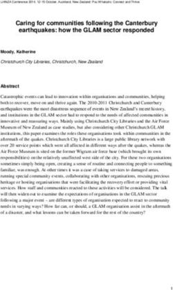 Caring for communities following the Canterbury earthquakes: how the GLAM sector responded