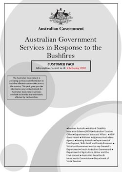 Australian Government Services in Response to the Bushfires