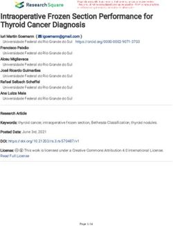 Intraoperative Frozen Section Performance for Thyroid Cancer Diagnosis