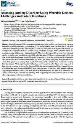 Assessing Anxiety Disorders Using Wearable Devices: Challenges and Future Directions - MDPI