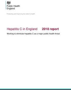 Hepatitis C in England 2018 report - Working to eliminate hepatitis C as a major public health threat