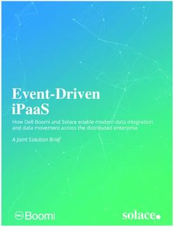 Event-Driven iPaaS A Joint Solution Brief - How Dell Boomi and Solace enable modern data integration and data movement across the distributed ...