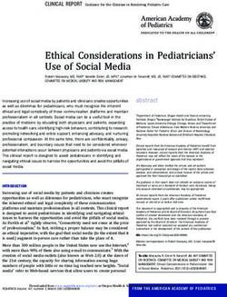 Ethical Considerations in Pediatricians' Use of Social Media - OHSU