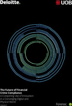 The Future of Financial Crime Compliance - A Compelling Use of Innovation in a Converging Digital and Physical World - Deloitte