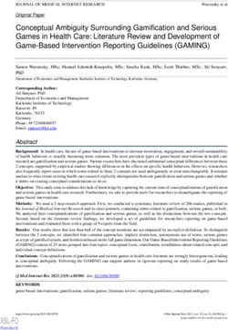 Conceptual Ambiguity Surrounding Gamification and Serious Games in Health Care: Literature Review and Development of Game-Based Intervention ...