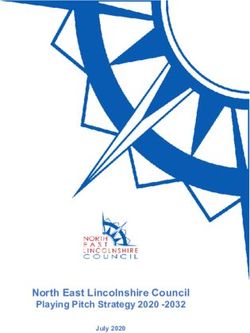 North East Lincolnshire Council Playing Pitch Strategy 2020 -2032 - July 2020