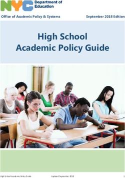 High School Academic Policy Guide - Office of Academic Policy & Systems - InfoHub