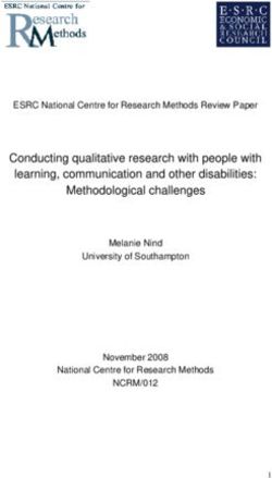 Conducting qualitative research with people with learning, communication and other disabilities: Methodological challenges