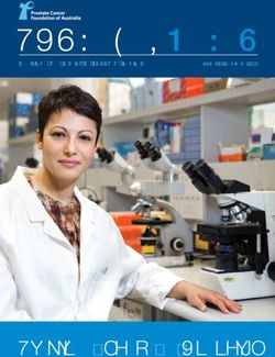 PROSTATENEWS - Progress thanks to Research - REDUCING THE IMPACT OF PROSTATE CANCER - Prostate Cancer Foundation of Australia