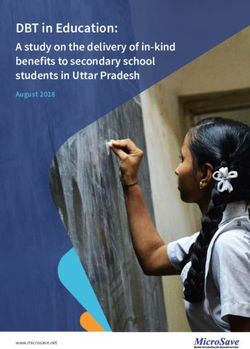 DBT in Education: A study on the delivery of in-kind benefits to secondary school students in Uttar Pradesh August 2018 - MicroSave