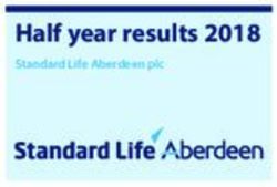 Half year results 2018 - Standard Life Aberdeen plc