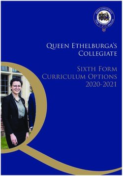 Queen Ethelburga's Collegiate Sixth Form Curriculum Options 2020-2021