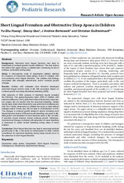 Short Lingual Frenulum and Obstructive Sleep Apnea in Children