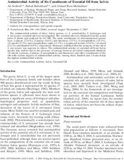 Antimicrobial Activity of Six Constituents of Essential Oil from Salvia