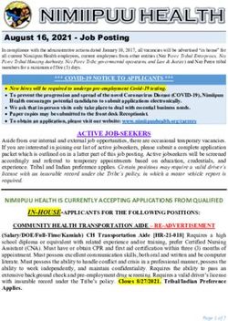 August 16, 2021 - Job Posting