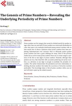 The Genesis of Prime Numbers-Revealing the Underlying Periodicity of Prime Numbers