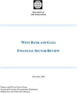 WEST BANK AND GAZA FINANCIAL SECTOR REVIEW - DOCUMENT OF THE WORLD BANK