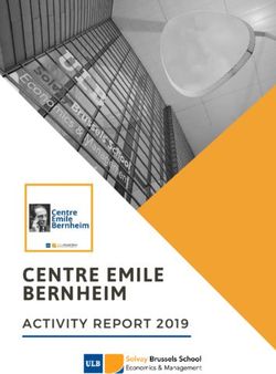CENTRE EMILE BERNHEIM - Centre Emile Bernheim de Recherche ...