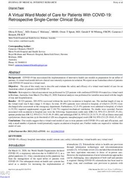 A Virtual Ward Model of Care for Patients With COVID-19: Retrospective Single-Center Clinical Study