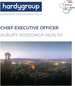 CHIEF EXECUTIVE OFFICER ALBURY WODONGA HEALTH - CANDIDATE INFORMATION PACK