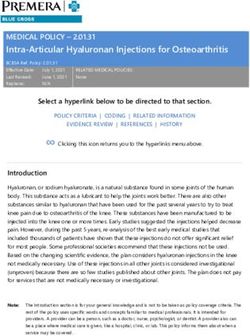 Intra-Articular Hyaluronan Injections For Osteoarthritis