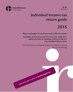 2015 Individual income tax return guide