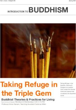 Taking Refuge in the Triple Gem - UW-Madison History ...