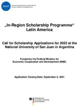 "In-Region Scholarship Programme" Latin America - DAAD Colombia