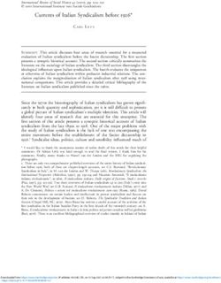 Currents of Italian Syndicalism before 1926* - Cambridge ...