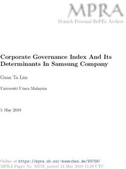 MPRA Corporate Governance Index And Its Determinants In Samsung Company