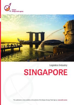 SINGAPORE Logistics Industry - This publication is also available on the website of the Belgian Foreign Trade Agency: www.abh-ace.be