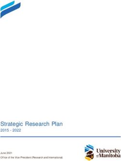 university of manitoba strategic research plan