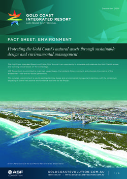 Protecting the Gold Coast's natural assets through sustainable design and environmental management