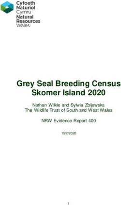 Grey Seal Breeding Census Skomer Island 2020 - Nathan Wilkie and Sylwia Zbijewska The Wildlife Trust of South and West Wales NRW Evidence Report 400