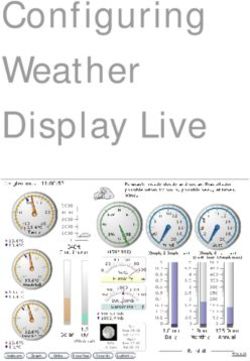 Configuring Weather Display Live