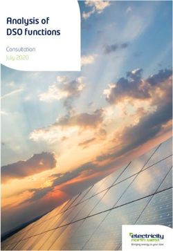 Analysis of DSO functions - Consultation July 2020 - Electricity North West