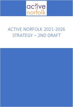 ACTIVE NORFOLK 2021-2026 STRATEGY - 2ND DRAFT