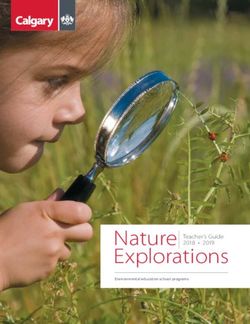 Nature Explorations Teacher's Guide 2018 2019 - The City of Calgary