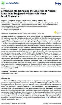 Centrifuge Modeling and the Analysis of Ancient Landslides Subjected to Reservoir Water Level Fluctuation - MDPI