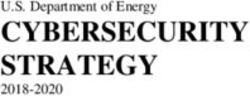CYBERSECURITY STRATEGY - U.S. Department of Energy 2018-2020 - Energy.gov