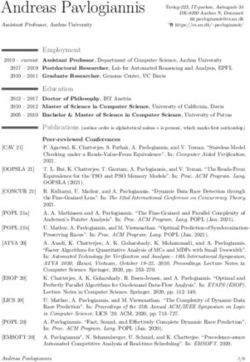 Andreas Pavlogiannis - Department of Computer Science