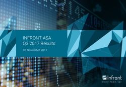 INFRONT ASA Q3 2017 Results - 10 November 2017