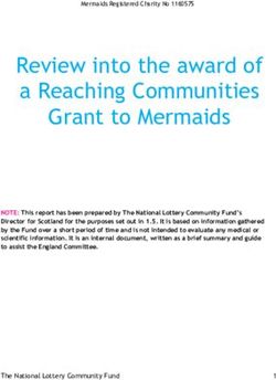 Review into the award of a Reaching Communities Grant to Mermaids - The National Lottery ...