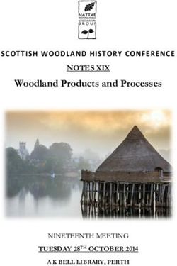 Woodland Products and Processes - SCOTTISH WOODLAND HISTORY CONFERENCE NOTES XIX - Native Woodlands Discussion Group