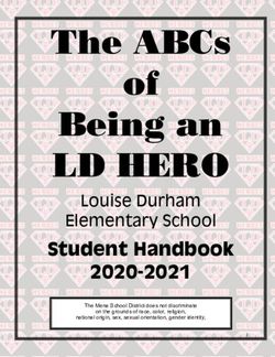 The ABCs of Being an LD HERO - Student Handbook 2020-2021 Louise Durham Elementary School - Amazon AWS